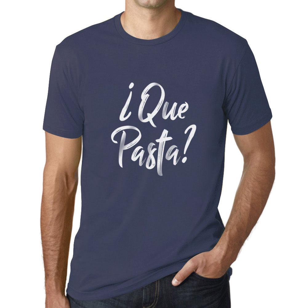 Ultrabasic Homme T-shirt Graphique Que Pasta Lettres Imprimees T-Shirt