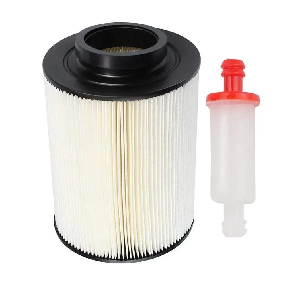 Nou-nouț Instalați cu ușurință set de filtru de aer combustibil Accesorii auto pentru Polaris pentru RZR Înlocuire din plastic alb + negru