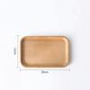 Flat Smooth Serving Tray Regular Rectangular Storage Tray Household Drink Tray  Fruit SnackLayout