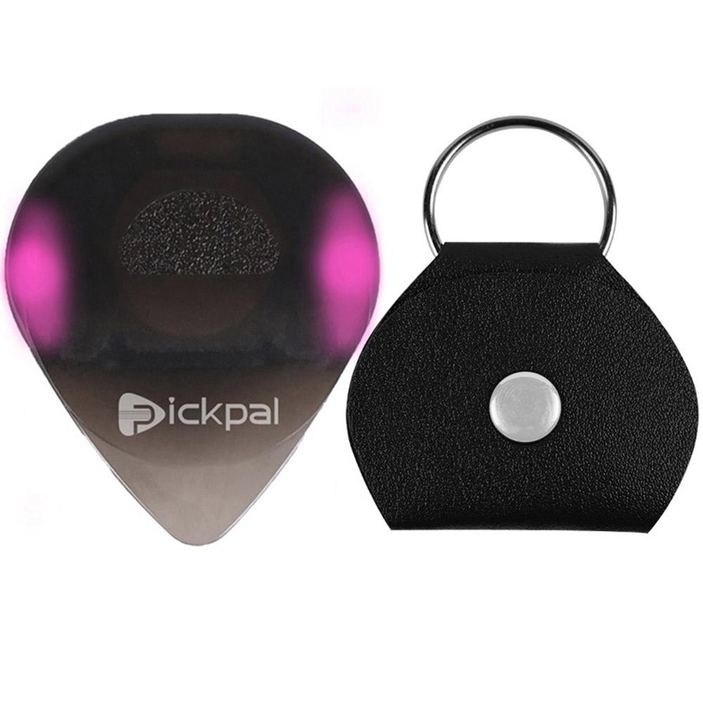 

Пластиковые медиаторы с высокочувствительным светодиодным светом, музыкальный инструмент, светящийся плектр, портативный для бас-электрогитаристов розовый