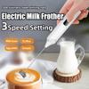MINI Milk Frother USB Rechargeable 3 Speeds Foam Maker Coffee Whisk Mixer Electric Handle Blender Egg Beater Hot Cooking Tools