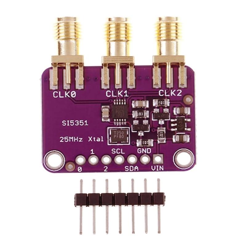 High Precise Square Waves Frequency Generator Adjustable 8kHz To 160MHz Via I2C Interfaces Signal Generator Module