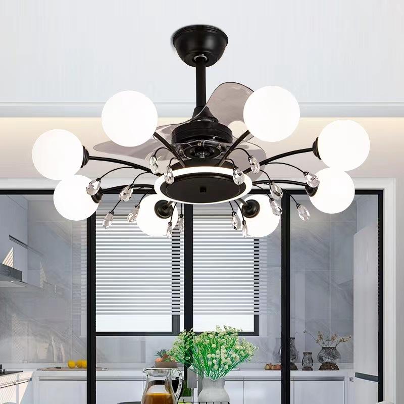 Modern Ceiling Fan Lights Home Decoration LED Chandelier Living Room Kitchen Lighting Chandelier Room Lights Ceiling Lights