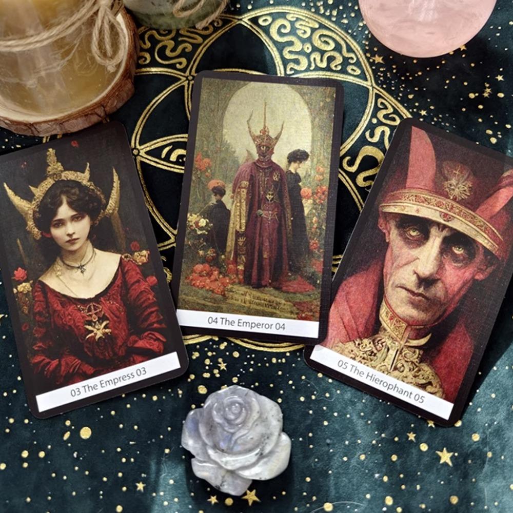 12*7cm 78 Pcs Soulless Tarot Dark Intuition Cards