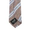 Used Dunhill Tie Herringbone Linen/silk Gurege Light Blue Regimental