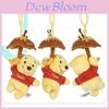 Ornamento Pendente de Pelúcia Original do Bebê Winnie the Pooh da Disney com Três Olhos Fofo Desenho Animado Pingente de Bolsa