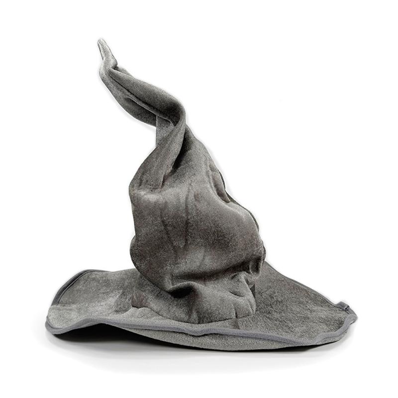 Halloween Costume Female Witch Twist Hat Black Velvet Witch Magician Velvet Hat Party Cosplay Props Festival Decor Accessories