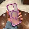 Luxury Magsafe Wireless Charging Matte Phone Case For iPhone 11 12 13 14 15 16 Pro Max Plus Magnetic Transparent Bumper Cover