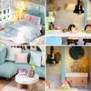 Spilay DIY Miniature Dollhouse Kit with LED, 1:24 Scale Wooden Furniture Craft Toy for Adults and Teens
