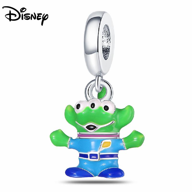 925 Silver Disney Mickey Zootopia Boutique Charm Pendant Fit For Necklace Original Bracelet DIY Fine Festival Women's Party Gift
