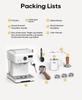 HiBREW H10 Plus Espresso Coffee Machine, 20Bar Semi-Automatic Coffee Maker, Fast Heating, Temperature Control, Steam Frother for Cappuccino Latte