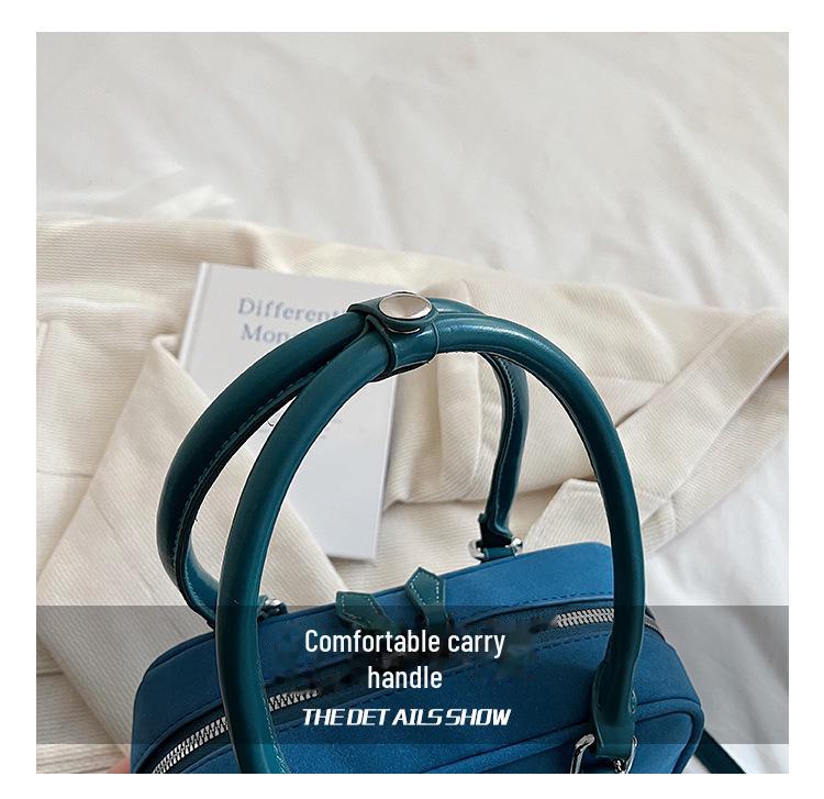 This Year's Trending 2025 Women's Frosted All-Match Crossbody Handbag - Small Square Design