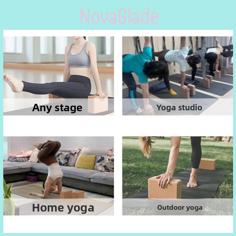 Yoga Block Cork Solid Durable Support For Yoga And Dance Exercise