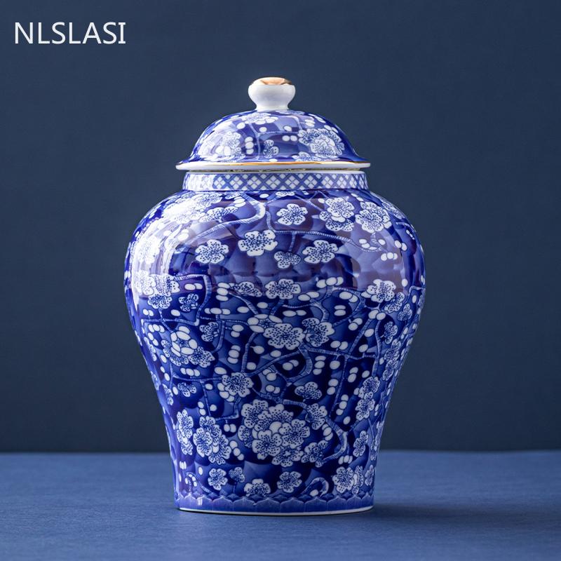 Creativity Ceramics Tea Caddy Large Candy Dried Fruit Storage Tank Portable Sealed Tea Jar Travel Tea Boxes Coffee Canister