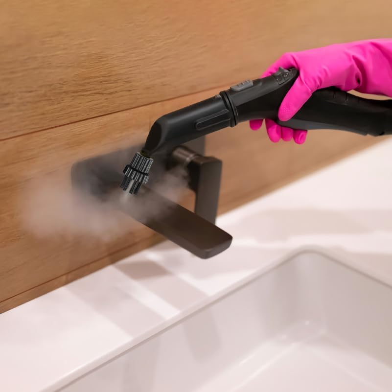 24 Pcs Washing Machine Brush Head Brass Mop Brush Head Pressure Washer Brush Steam Cleaner Mop Brush Cleaner Parts Household Cleaning Supplies Steam