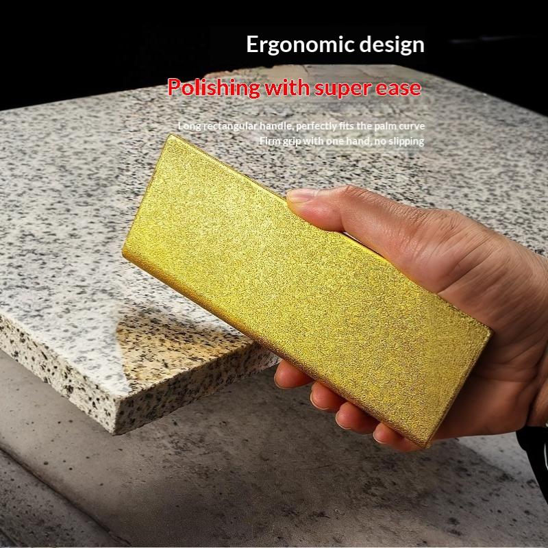 Tile Sanding Paddle,Double Side Grits Hand Polishing Pad 100 Grits,Metal Diamond Sanding Block For Ceramics,Glass,Marble,Granite
