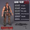 NECA Action Figure Predator Dutch 30° Anniversario Arnold Schwarzenegger Estrazione dalla Giungla Modello da Collezione Per Collezionista Adulto