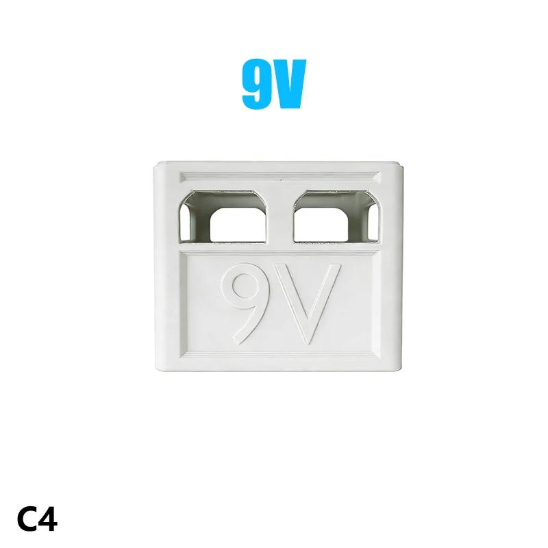 AAA/AA/9V/CR2032/CR2025 Batterie-Aufbewahrungsbox Stapelbarer Batterie-Organizer Dekorativer Batteriehalter, Aufbewahrungsbox für Zuhause, Büro