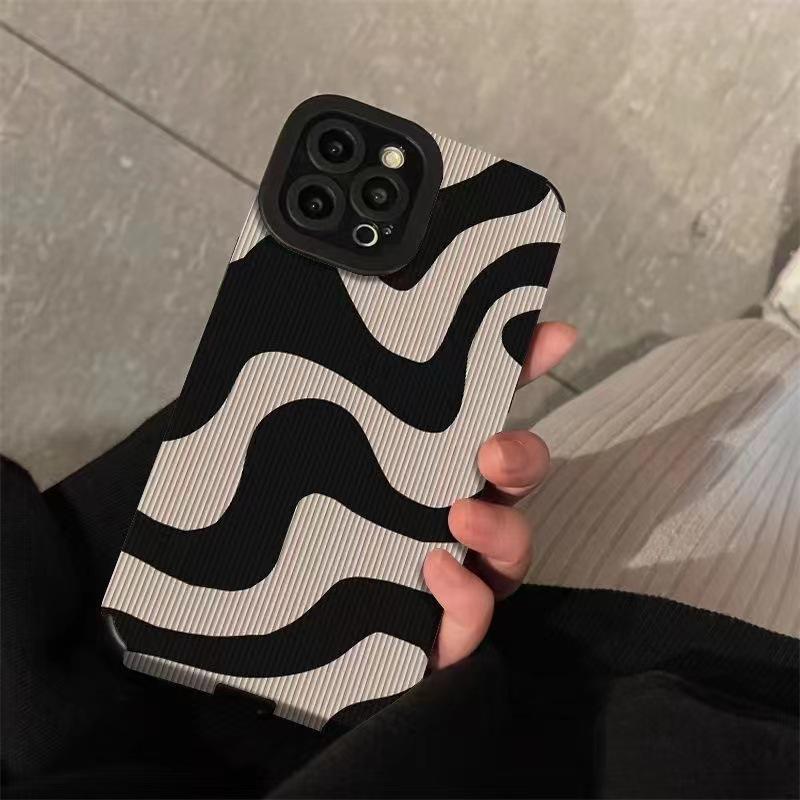 Zebra Stripe Soft Phone Case for iPhone 6/XR/XS/11/12/13/14 Pro Max
