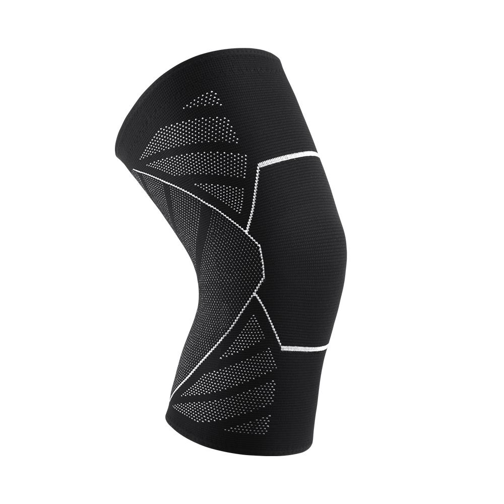 

Durable And Safe Knee Support Brace Compression Long Full Legs Sleeve Arthritis Running Gym Sport Knee Pads L