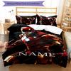 3pcs Iron Man2 Cover Set - Personalized Name, HD Printed Bedding with 1 Cover and 2 Pillowcases - Perfect for Home Decor, Easy Care