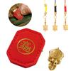 Fengshui Lucky Turtle Wallet Charm Money-biting Tortoise Ornaments Guarding Praying Longevity Protection & Financial Stability