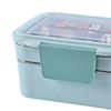 2 Layer Stainless Steel Bento Box, Large Capacity Lunch Container Food Storage Containers Picnic