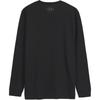 Under Armour Solid Color Long Sleeve Crew Neck T-Shirt Men Tops Black 1329585-002