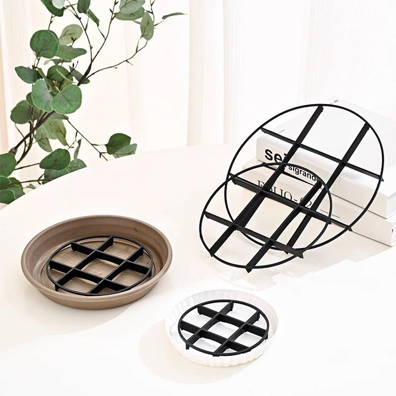 Flower pot bottom pad tray pad anti-rot root tray high base pad shelf bracket ventilated and breathable flower pot pad