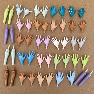 1/6 Original Monster Doll Replacement Hands And Arms White Brown Beige Green Blue Skin Tone Toys DIY Accessories