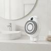Brosse de douche électrique avec tête de brosse ronde, rechargeable, pour le bain, hauteur réglable