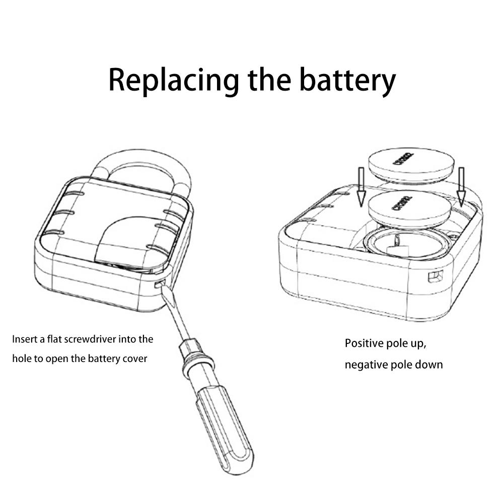 Safety Lock Keyless with APP Smart Padlock Waterproof Battery-powered Anti Theft Lock for Home Drawer Office Bicycle Factory
