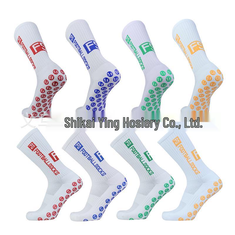FS Sports Non-slip Thickened Towel Bottom Football Socks for Adults