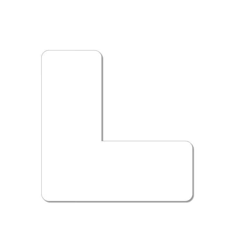 5S/6S Management Positioning Labels L-shaped 15x15x5cm