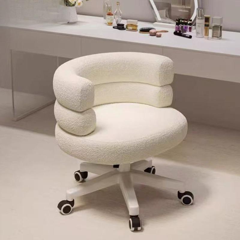 Desk Chair & Living Room Chair, Office Chair for Home Office, Cute Girl Makeup Chair with Armrests for Bedroom & Dressing Room