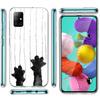 Cat Footprint Funny Paw Cute Phone Case For Samsung Galaxy A52 A32 A22 A12 A51 A31 A50S A30S A20S A10S Note 20 Ultra 10 Plus S10