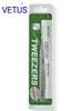 VETUS ST-12 Stainless Steel Precision Tweezers, Anti-Magnetic/Acid, for Watch Repair, Manicure, Bird's Nest Handling