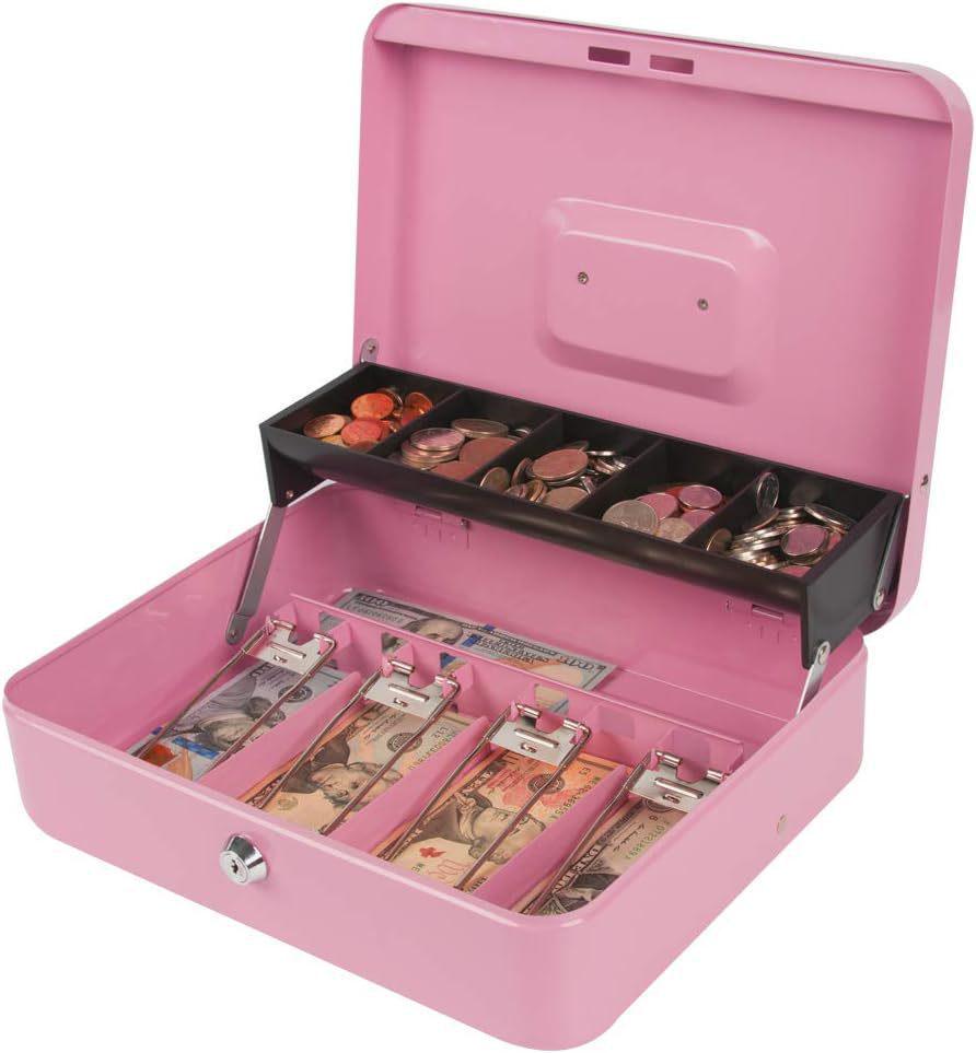 Portable Piggy Bank with Key Lock - Creative Coin Safe Storage Box