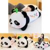 Adorable Panda Plush Pillow For Kids Soft Short Plush Stuffed Animal Gift For Girls