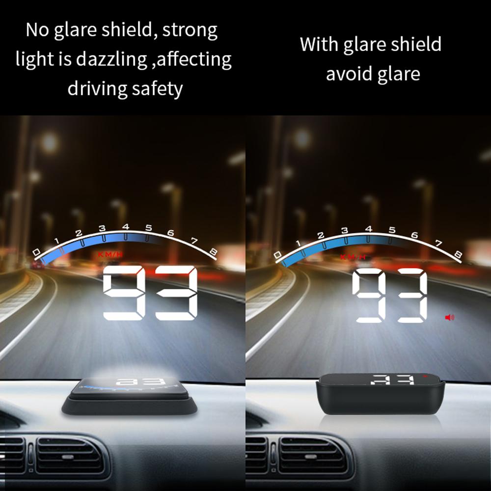 OBD HUD M6S OBD2 Head Up Display Digital Car Windshield Projector Speedometer on Car Glass Auto Accessories On-board Computer