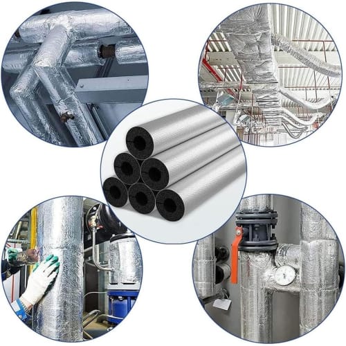 Foam pipe insulation, insulation tubing, freeze protection, 15mm/20mm/30mm thick, inner diameter 22mm-110mm, water pipe insulation cotton cover, flexi