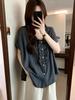 2026 Summer Plus Size Slimming French Petal Collar Shirt for Women