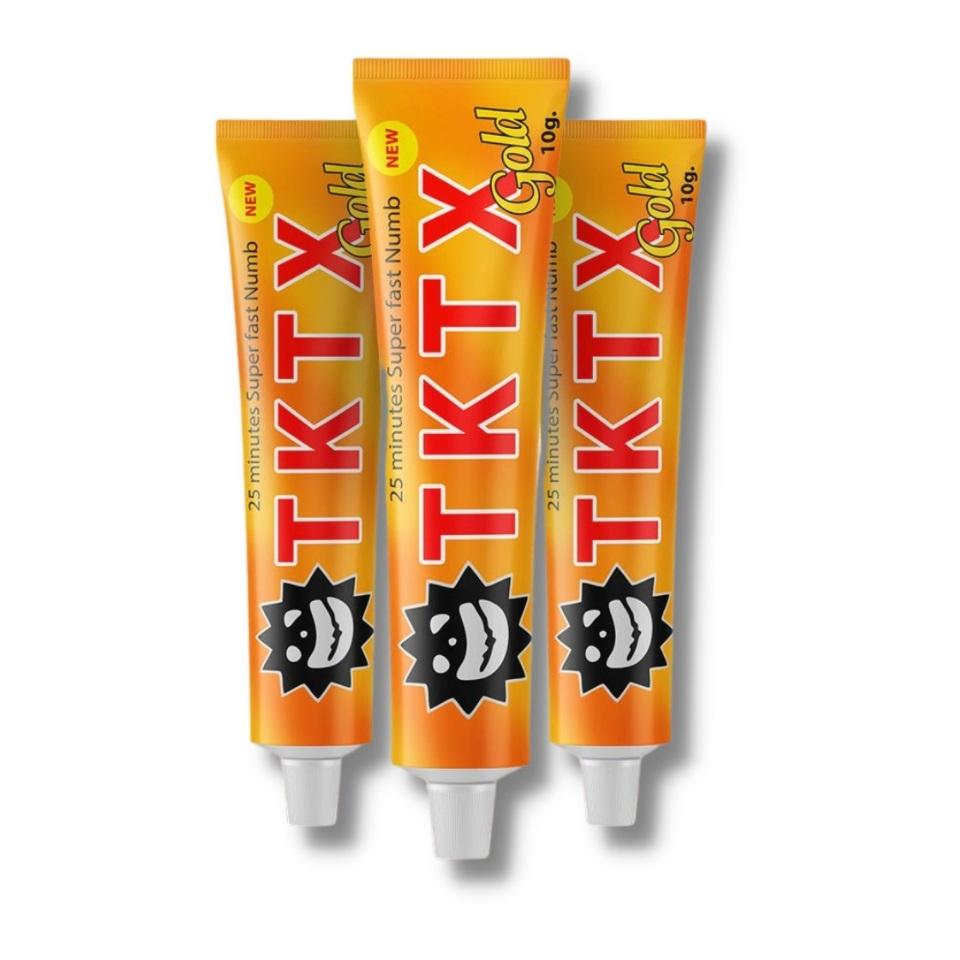 3шт TKTX Обезболивающий крем для татуировок 10г 3PCS