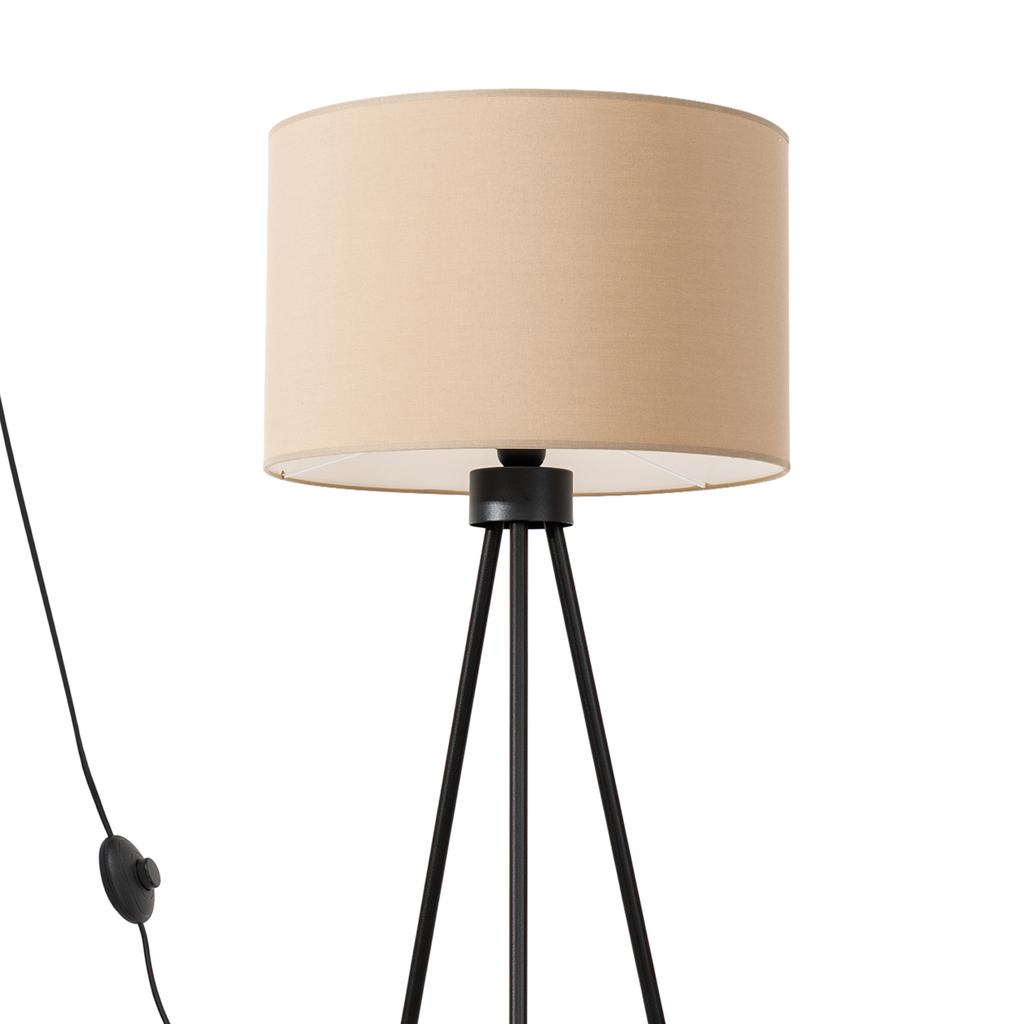 Nevia Taupe Floor Lamp