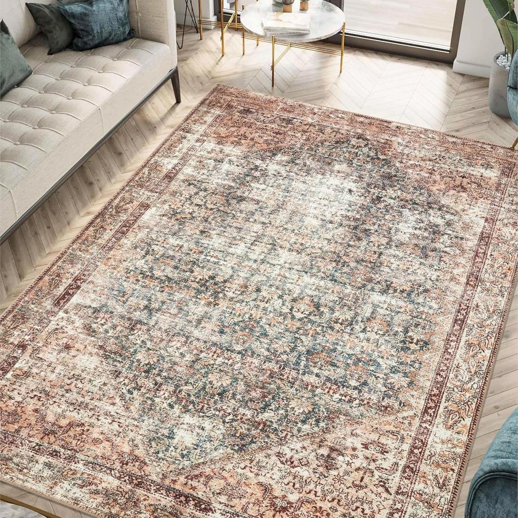 American Persian Carpet Living Room Fully Covered Large Area Sofa Carpet Bedroom Bedside Carpet