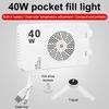 4400mAh Battery RGB LED Camera Light 2800-9000K Pocket Photography Light  Photo Studio