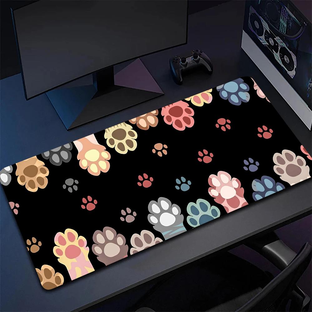 Cool greative cat Mouse Pad Office Mouse Pad with Wrist Support Games Desk MattNonSlip desk matGaming Mouse pads playmat
