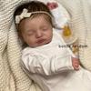 BZDOLL 19inch 48cm Newborn Baby (Cloth Body, Vinyl Limb) Asleep Reborn Baby Doll 3D-paint Skin With Visible Veins Toy
