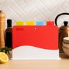 Color Coded Cutting Board Set Non-Slip Color Coded Board Set Chopping Board Set  Vegetable Prep