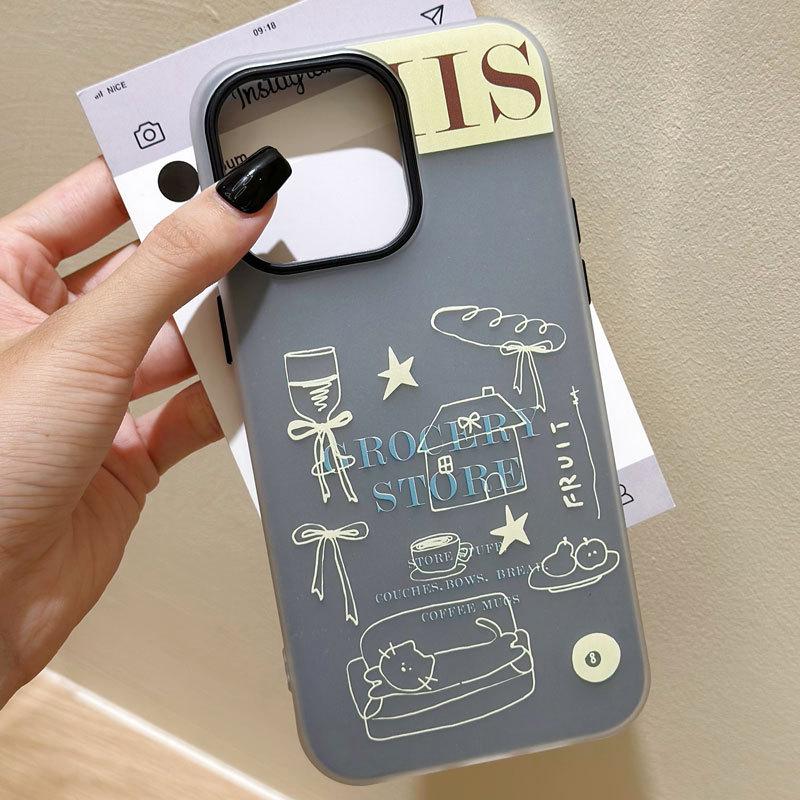 Apple iPhone 14 Pro Max/15 Pro Cartoon Bracelet Jelly Case